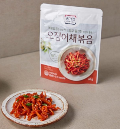 [Jongga] Stir-fried Dried Squid 60g  종가집 오징어채볶음