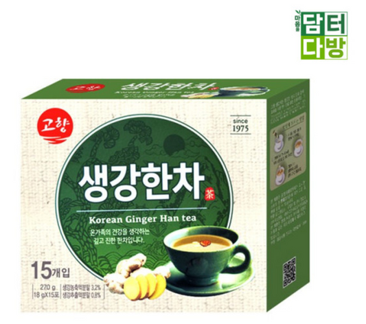 Korea Ginger Han Tea 18gx15T  고향 생강한차