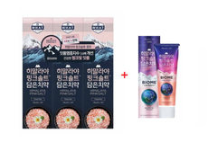 [LG] Himalayan Powder Crystal Salt Toothpaste (Flora Mint) 100g x 3pcs + -BIOME Double Effect 90g