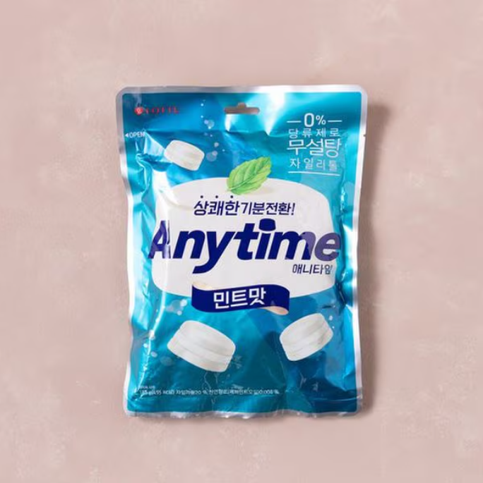 [Lotte] Anytime Milk Mint 74g [롯데] 애니타임 밀크민트