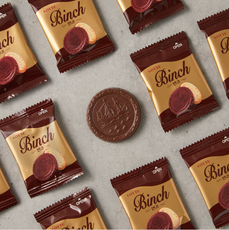 [Lotte] Binch Crispy Biscuit Covered with chocolate 102g  롯데 빈츠