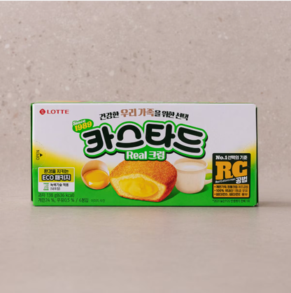 [Lotte] Custard Cream Cake 138g 롯데 카스타드