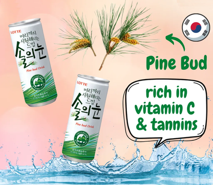 [Lotte] Pine Bud Drink 240ml  롯데 솔의눈 (캔)