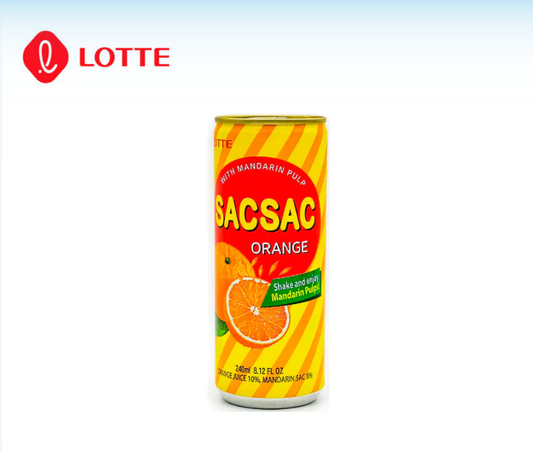 [Lotte] Sac Sac Orange Juice 238ml 롯데 쌕쌕오렌지