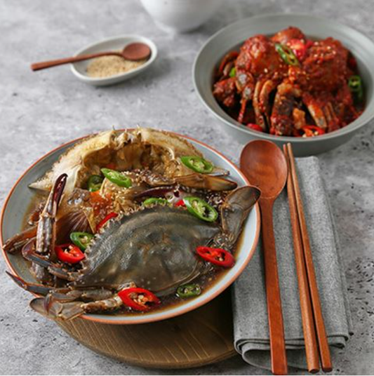 [Midum] Korea Raw Marinated (Soy Sauce / Spicy) Crab 600g   믿음 간장게장 양념게장