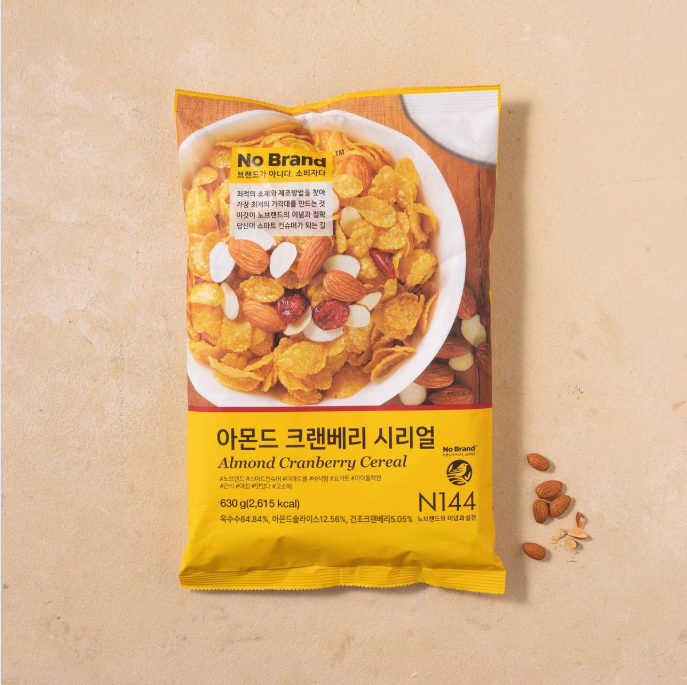 [No Brand] Almond Cranberry Cereal 630g  [노브랜드] 아몬드 크랜베리 시리얼