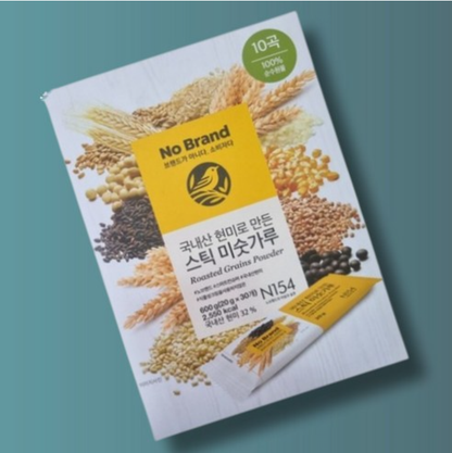 [No Brand] Korean Brown Rice Stick Misutgaru 600g 노브랜드 국내산 현미로 만든 스틱 미숫가루