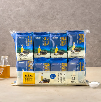 [No Brand] Laver Seaweed With Sesame Oil And Perilla Oil  5g x 16 Packs 노브랜드 재래김