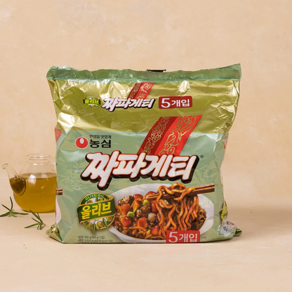 [Nongshim] Chapaghetti 140gx5P  농심 올리브짜파게티