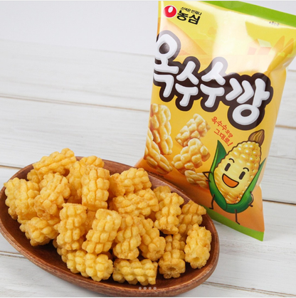 [Nongshim] Corn Shaped Cracker Snack 70g 농심 옥수수깡 과자