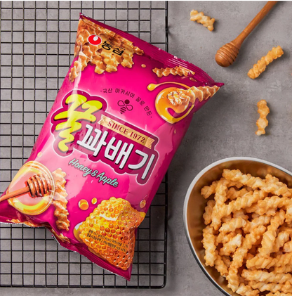 [Nongshim] Honey & Apple Twist Snack 90g 농심 꿀꽈배기