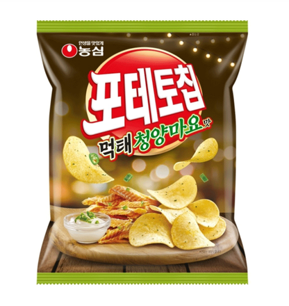 [Nongshim] Potato Chip (Dried Pollack) Muktae Chungyang Mayo 50g 포테토칩 청양마요맛