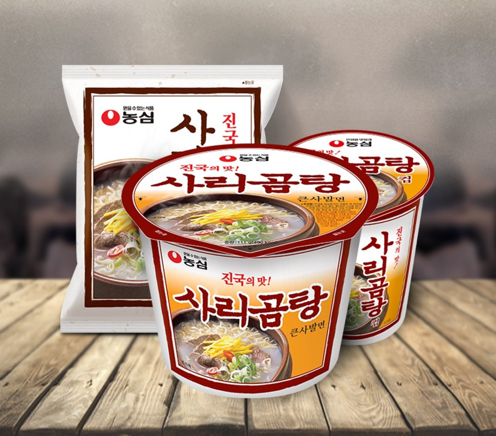 [Nongshim] Sarigomtang Cup Ramen 111g 농심 사리곰탕 큰사발면