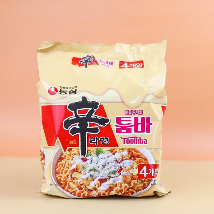 [Nongshim] Shin Stir-Fry Toomba Ramen 137gX4P 농심 신라면 툼바