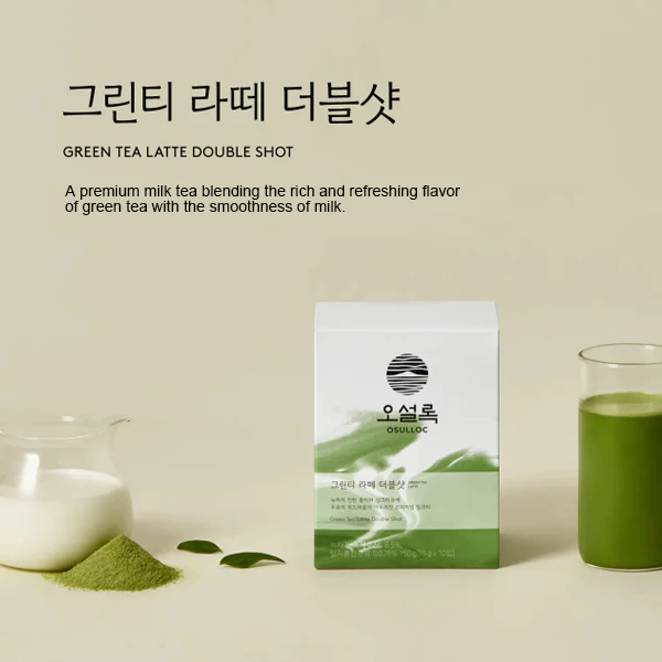 [OSULLOC] Samdayeon Original Milk Tea / Green Tea Latte Double Shot 오설록 오리지널 밀크티