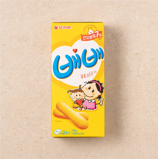 [Orion] Baebae Baby Cookie 80g 오리온 배배