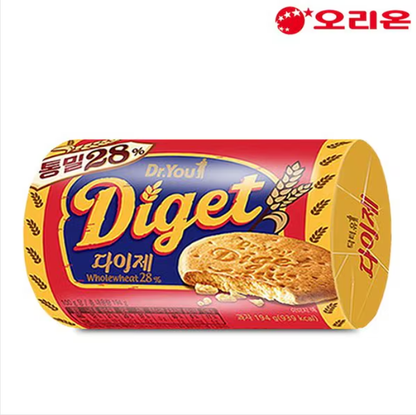 [Orion] Wholewheat Diget & Chocolate  오리온 다이제롤