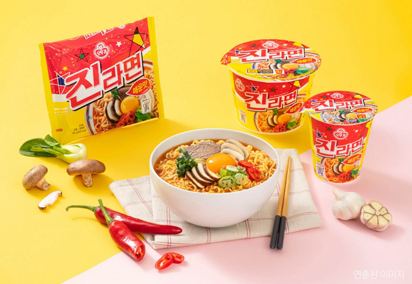 [Ottogi] Jin ramen Spicy 120g x 5p 오뚜기 진라면 매운맛