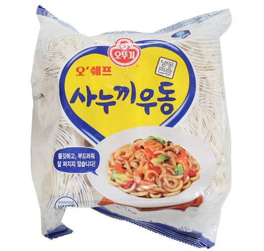 [Ottogi] Fresh Udon Noodle 230gx5  오뚜기 오쉐프 사누끼우동면(230g*5)