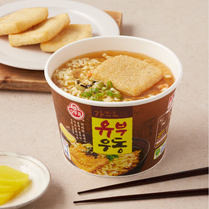 [Ottogi] Fried Tofu Udon Cup 62g / Bowl 100g  오뚜기 유부우동 용기