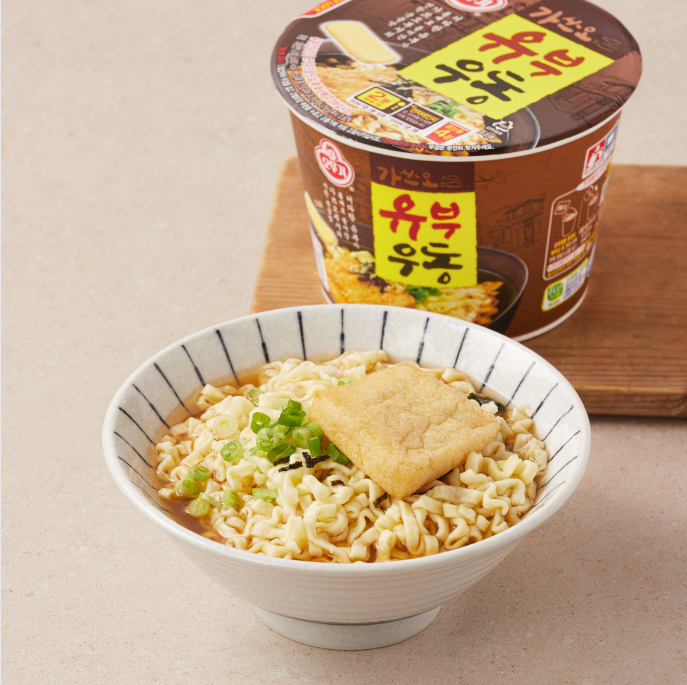 [Ottogi] Fried Tofu Udon Cup 62g / Bowl 100g  오뚜기 유부우동 용기