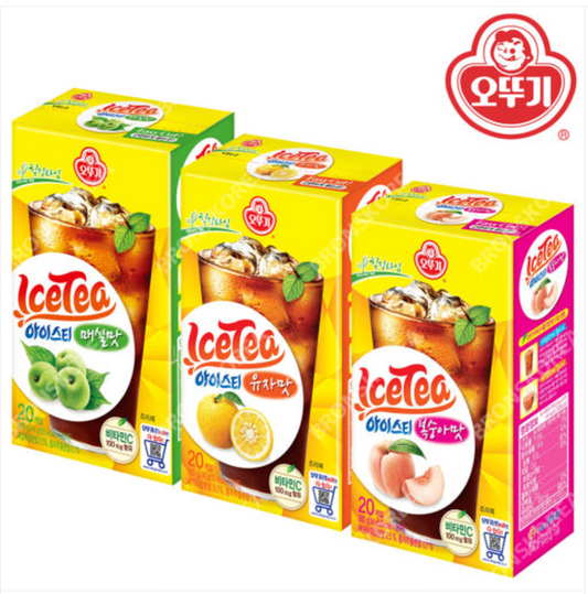 [Ottogi] Ice Tea Series (Citron,Plum,Peach) 14gx20 오뚜기 아이스티 복숭아맛 /매실맛 /유자맛