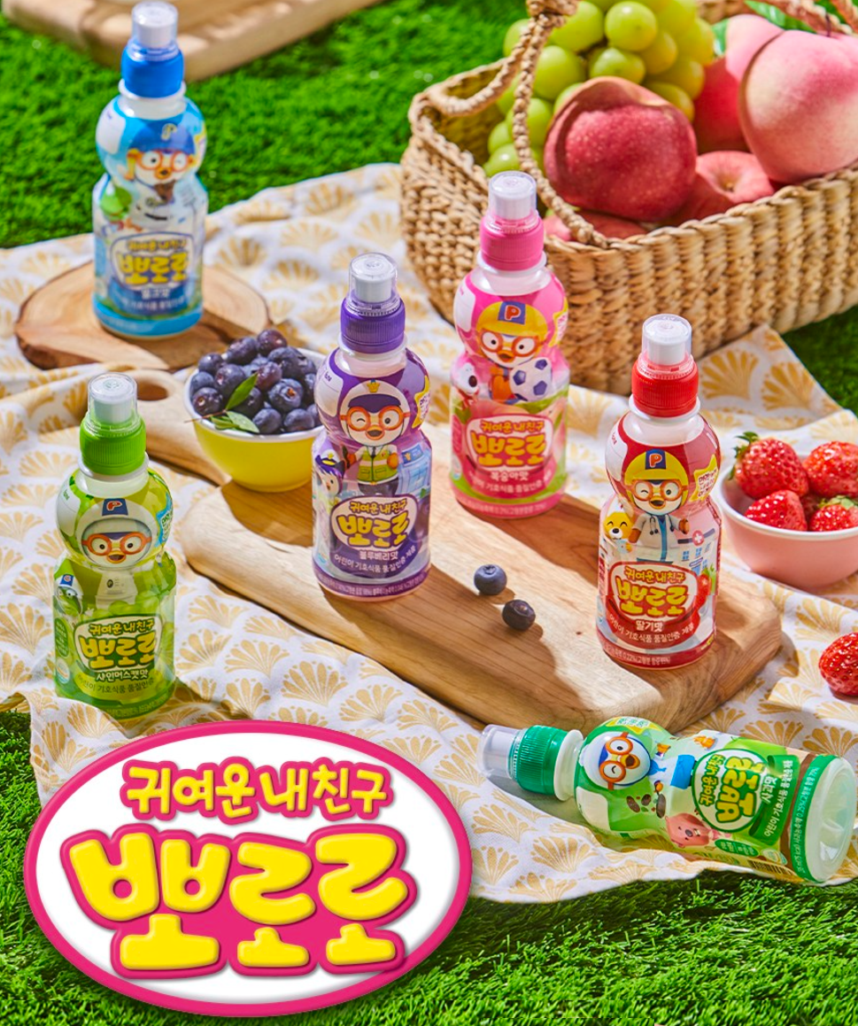 [Paldo] Pororo Kids Fruit Drink 235ml [팔도]뽀로로 어린이음료/주스