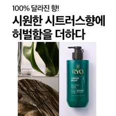 [RYO] Hair Loss Care -Deep Cleansing & Cooling Shampoo 480ml+112ml 려 청아 딥클렌징 앤 쿨링 샴푸