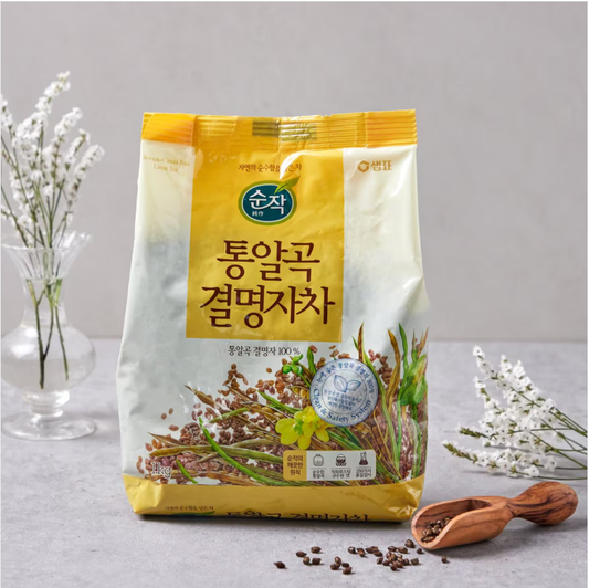 [Sempio] Organic Cassia Seed Tea (Roasted Grains) 1kg 샘표순작 통알곡 결명자차