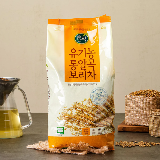 [Sempio]Organic Barley Tea(Roasted Grains)500g 샘표 유기농 통알곡 보리차