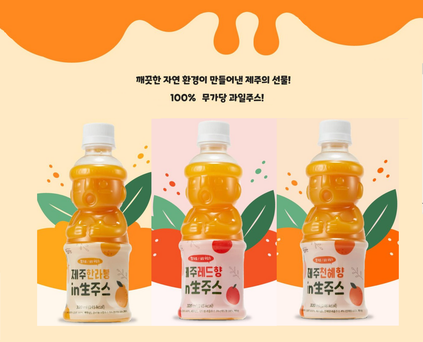 Tamraone Jeju 100% Fresh Juice 320ml  인생주스