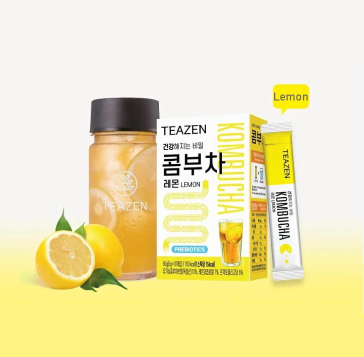 [Teazen] Kombucha Probiotics and prebiotics for digestive support 5gx10T 티젠 콤부차