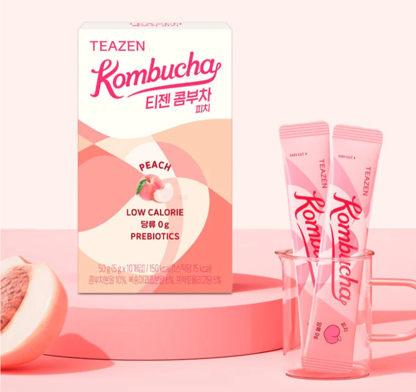 [Teazen] Kombucha Probiotics and prebiotics for digestive support 5gx10T 티젠 콤부차