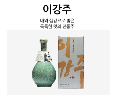 Korean Traditional Rice Wine Leegangju No. 5 Liquor 500ml / 25% 이강주 5호