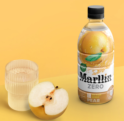 [Woongjin] Marllin Zero-Calorie Fruit Dinks 500ml 웅진 자연은 더말린 제로 음료 5종 리치/배/애플망고/자몽/복숭아