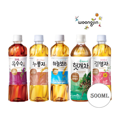 [Woongjin] Natural Brewed Grain & Herbal Tea 500ml  웅진 헛개차 결명자차 자색옥수수수염차