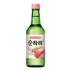 [Lotte] Liquor Chum Churum Peach Soju 360ml / 12% 순하리 복숭아 (소주)