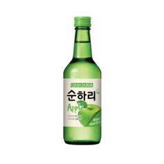 [Lotte] Liquor Chum Churum Apple Soju 360ml / 12% 순하리 사과 (소주)