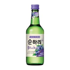 [Lotte] Liquor Chum Churum Blueberry Soju 360ml / 12% 순하리 블루베리  (소주)