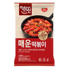 [Dongwon] Traditional Korean Rice Cake With Hot Spicy Sauce 420g 떡볶이의신(매운맛)