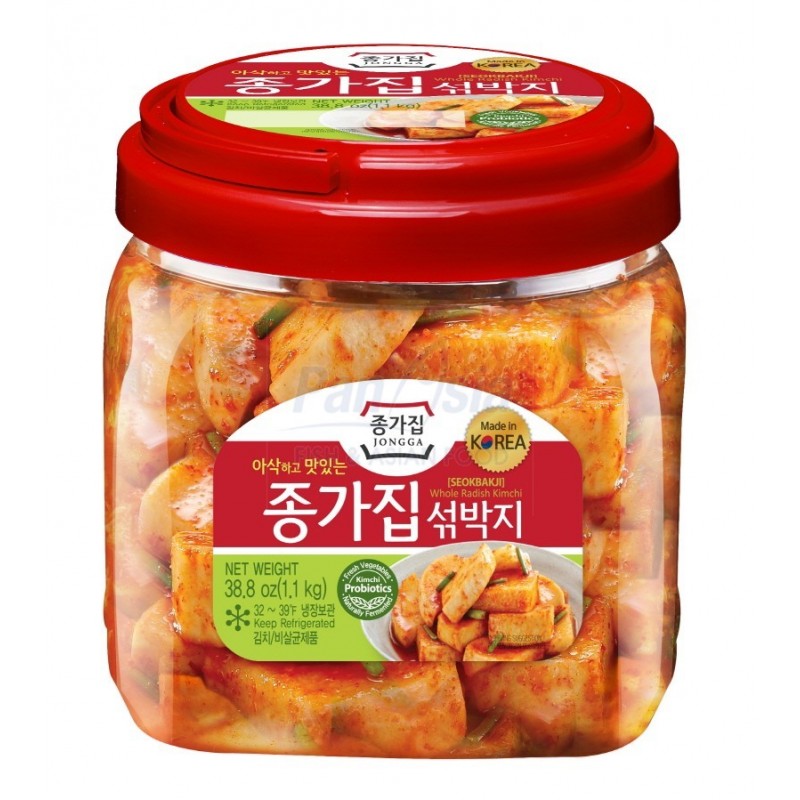 [Jongga] Whole Radish Kimchi Seokbakji 1.1kg  종가집 섞박지