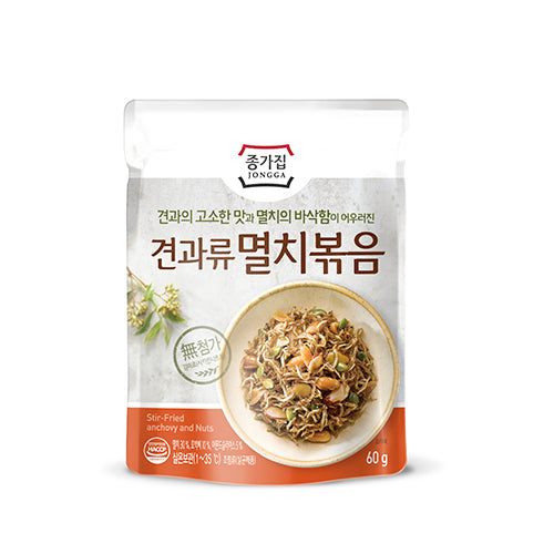 [Jongga] Stir-fried Anchovy and Nuts 60g  종가집 견과류 멸치볶음