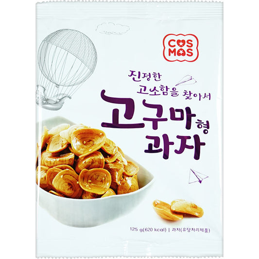 [Mommos] Sweet Potato Snack 125g 코스모스 고구마형 과자