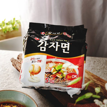 [Nongshim] Potato Noodle Soup 117g x 5p 감자면 멀티팩