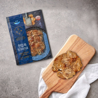 [Ocheon] Dried Seasoned Filefish 200g. 한입속 왕꼬마 쥐포 200g