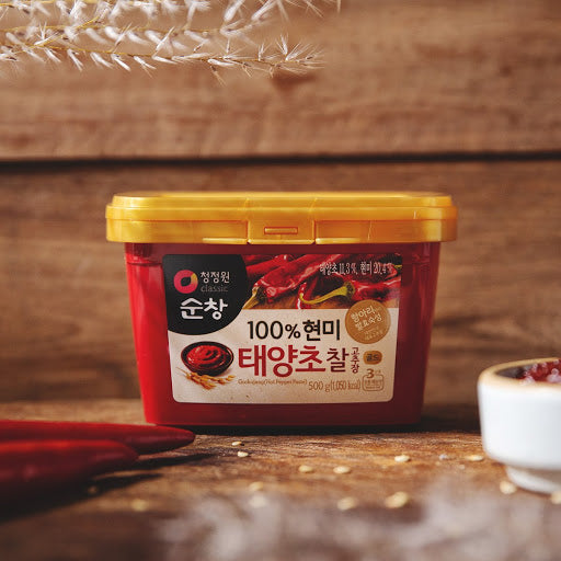 [CJW] Sunchang Gochujang Hot Pepper Paste 500g / 1kg  청정원순창 100% 현미 태양초 찰고추장