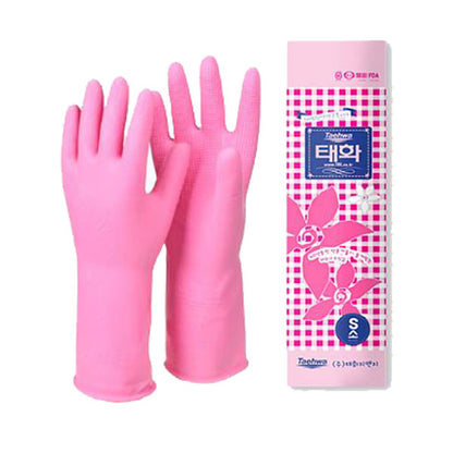 [Taehwa] Kitchen Washing Rubber Gloves 2P  [태화] 태화고무장갑