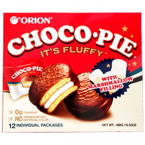 [Orion] Choco Pie with Marshmallow 468g 12p 오리온 초코파이