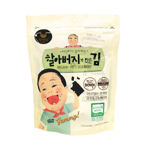 [Manjun] Organic Kid`s Seaweed 2gx28 할아버지가 만든김