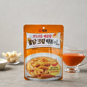 [Sempio] Spicy Cream Topokki Sauce 120g 샘표 불닭 크림 떡볶이 양념